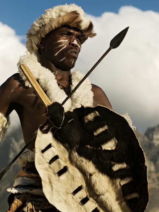 The Zulu army demonstrated considerable resilience and skill against British forces in the Anglo-Zulu War of 1879. Despite being equipped with traditional weapons—hide-covered shields, spears, and clubs—they defeated three British armies, which were outfitted with advanced repeating rifles, cannons, and even early machine guns. Two of these British armies suffered complete destruction as viable combat forces in a matter of days. This highlights the tactical mastery and fighting effectiveness of the Zulu warriors.