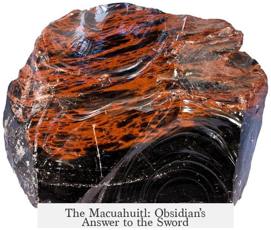 The Macuahuitl: Obsidian’s Answer to the Sword