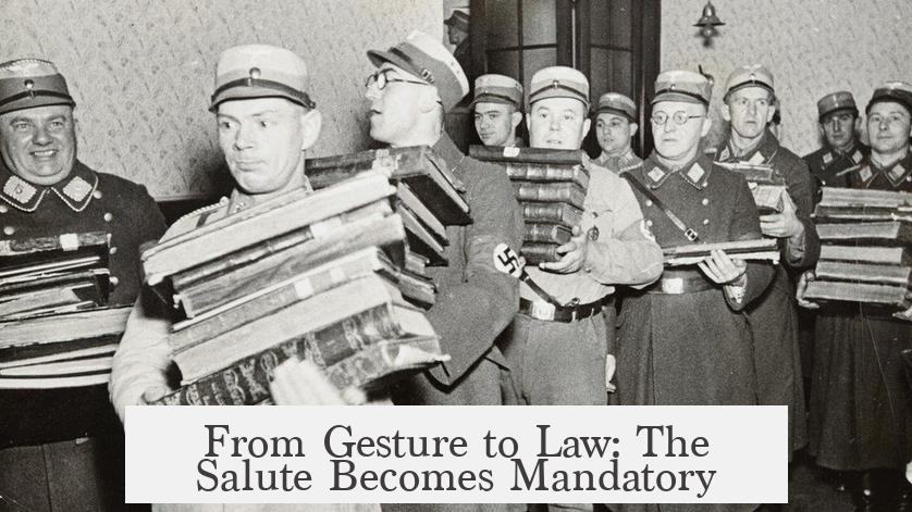 From Gesture to Law: The Salute Becomes Mandatory