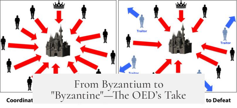 From Byzantium to "Byzantine"—The OED’s Take