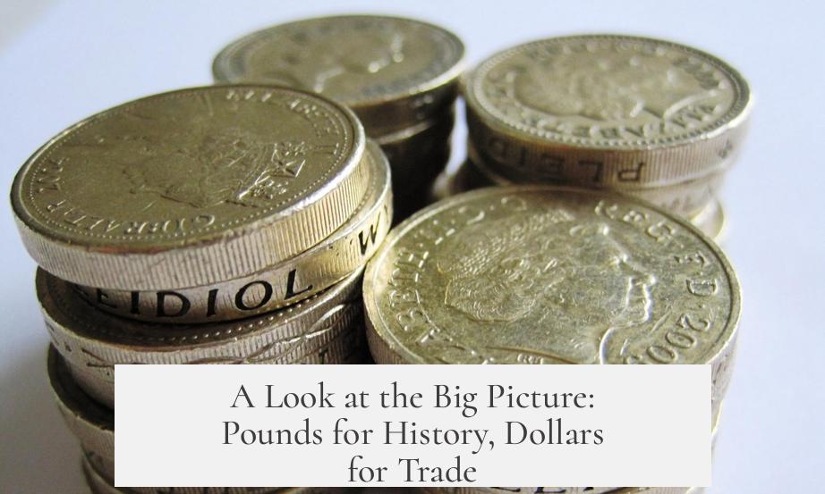 A Look at the Big Picture: Pounds for History, Dollars for Trade