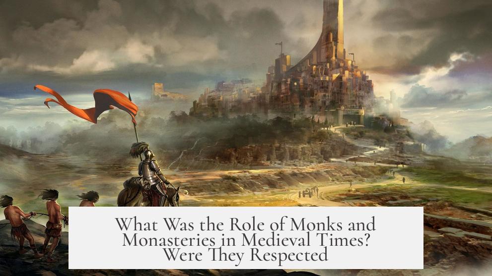 What Was the Role of Monks and Monasteries in Medieval Times? Were They Respected?