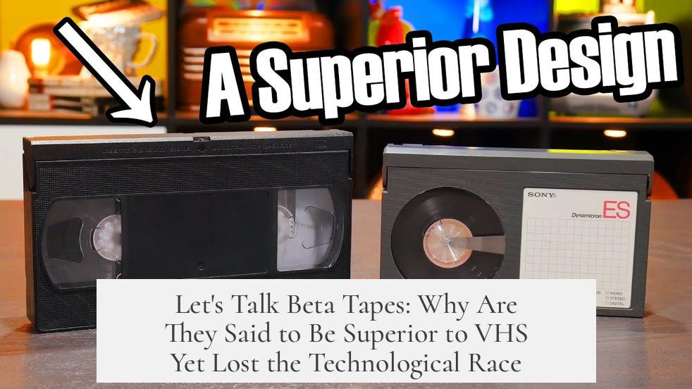 Let's Talk Beta Tapes: Why Are They Said to Be Superior to VHS Yet Lost the Technological Race?