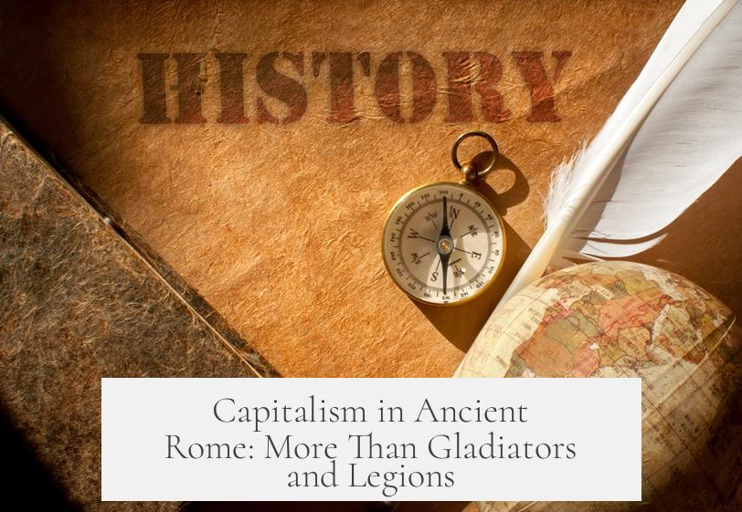 Capitalism in Ancient Rome: More Than Gladiators and Legions