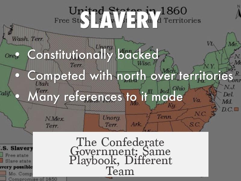 The Confederate Government: Same Playbook, Different Team