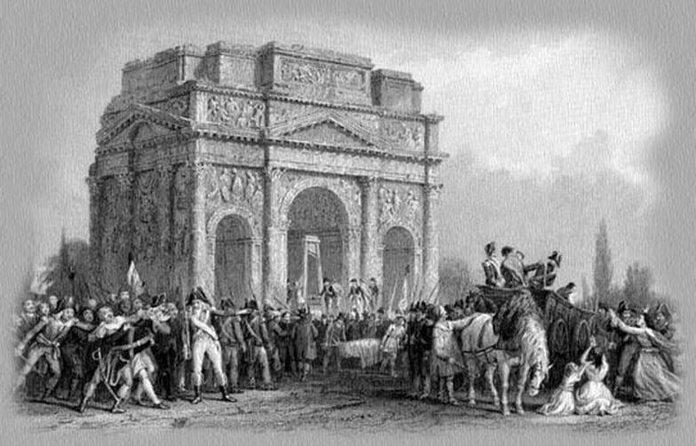 At the time, France was involved in external wars against a broad European coalition attacking from multiple directions. Simultaneously, an internal civil war raged in the Vendée region. The economy was in severe decline, threatening famine, and political tensions were high after the assassination of the popular deputy Marat. The government feared chaotic reprisals by revolutionary mobs if the situation was not controlled.
