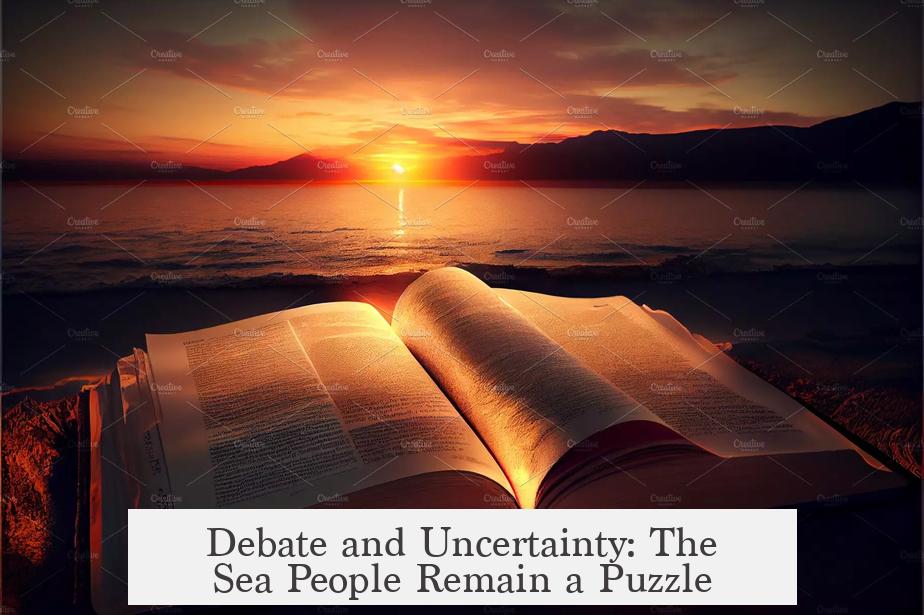 Debate and Uncertainty: The Sea People Remain a Puzzle