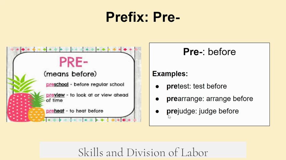 Skills and Division of Labor