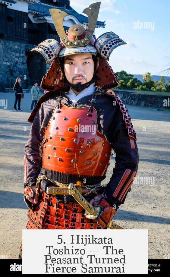 5. Hijikata Toshizo — The Peasant Turned Fierce Samurai