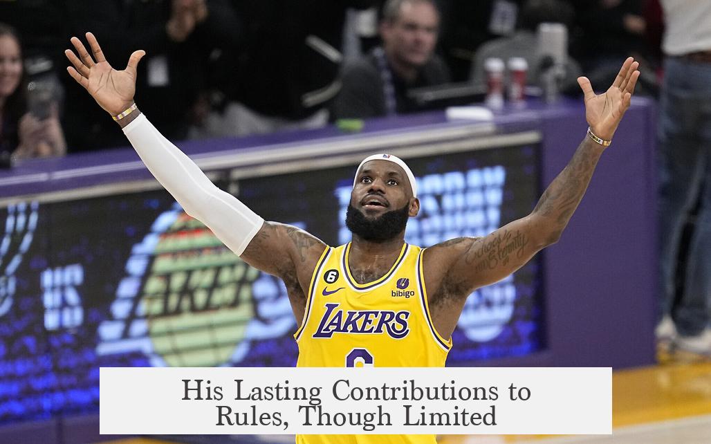 His Lasting Contributions to Rules, Though Limited