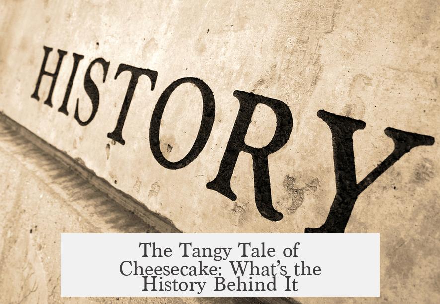 The Tangy Tale of Cheesecake: What’s the History Behind It?