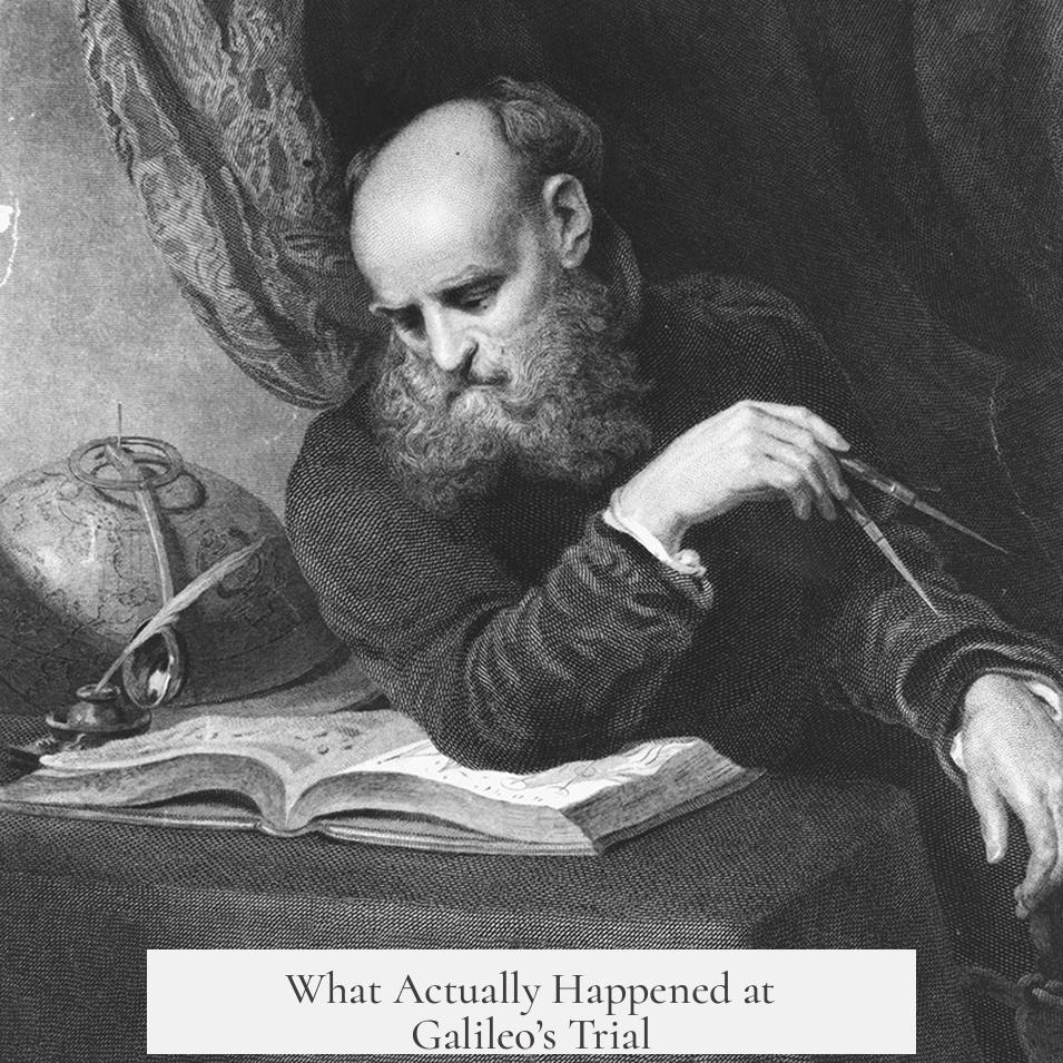 What Actually Happened at Galileo’s Trial?