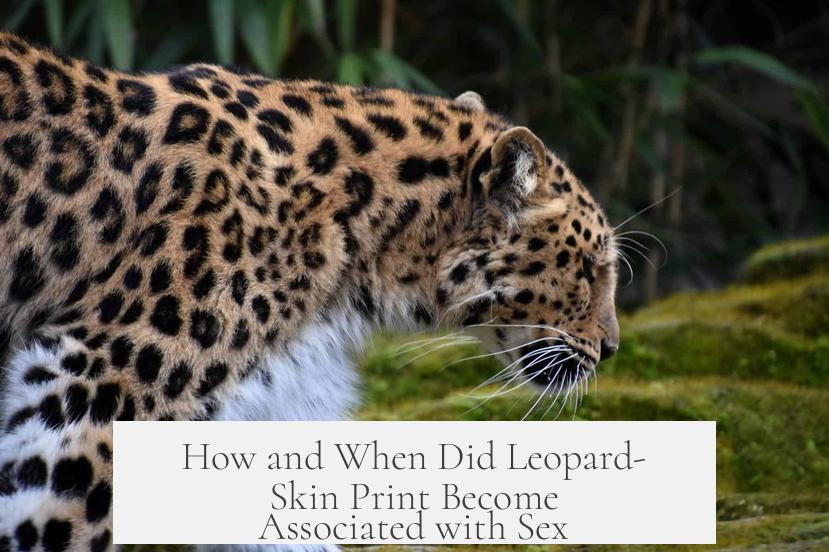 How and When Did Leopard-Skin Print Become Associated with Sex?