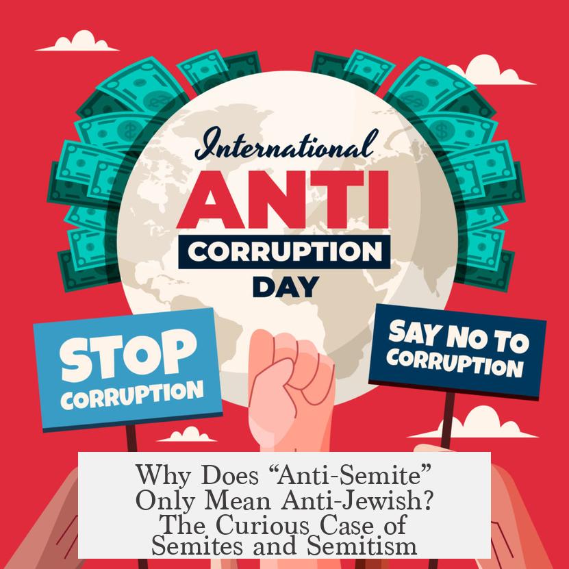 Why Does “Anti-Semite” Only Mean Anti-Jewish? The Curious Case of Semites and Semitism