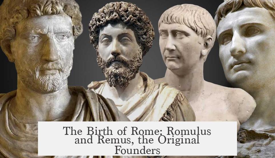 The Birth of Rome: Romulus and Remus, the Original Founders