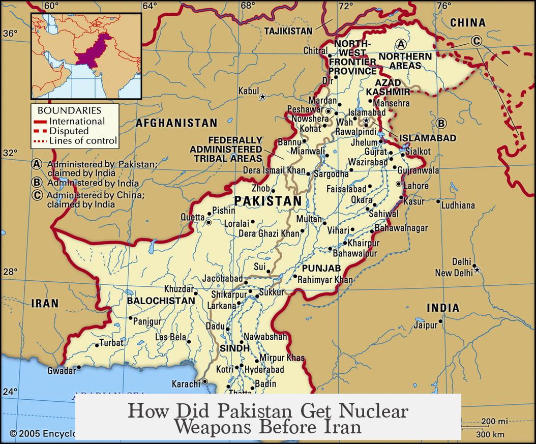 How Did Pakistan Get Nuclear Weapons Before Iran?