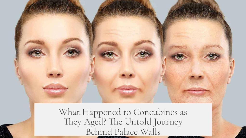What Happened to Concubines as They Aged? The Untold Journey Behind Palace Walls