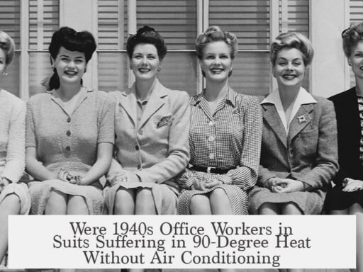 Were 1940s Office Workers in Suits Suffering in 90-Degree Heat Without Air Conditioning