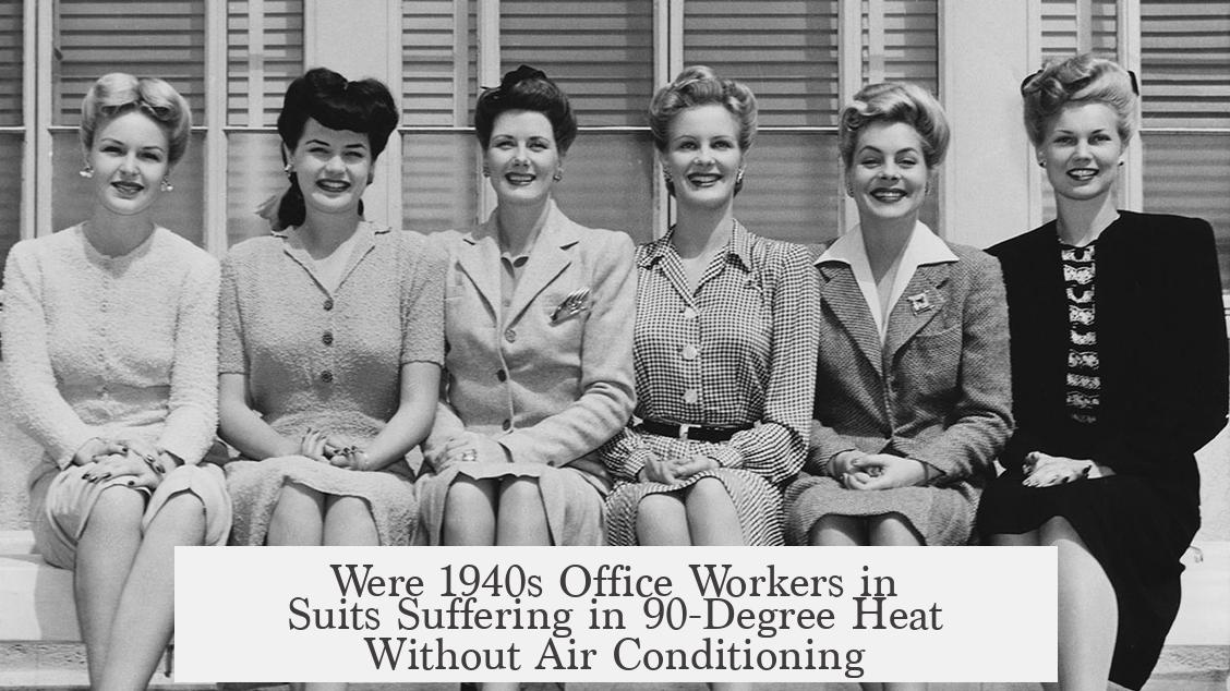 Were 1940s Office Workers in Suits Suffering in 90-Degree Heat Without Air Conditioning