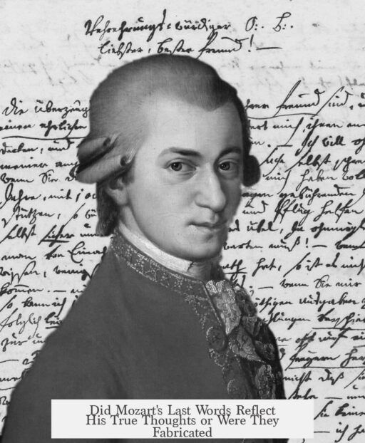 Did Mozart's Last Words Reflect His True Thoughts or Were They Fabricated