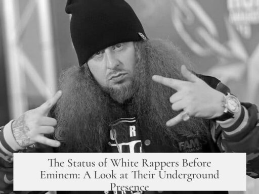 The Status of White Rappers Before Eminem: A Look at Their Underground Presence