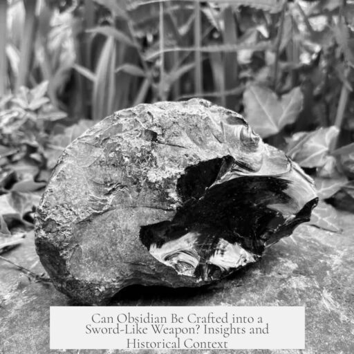 Can Obsidian Be Crafted into a Sword-Like Weapon? Insights and Historical Context