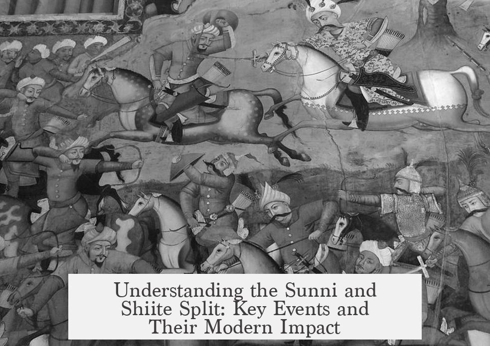 Understanding the Sunni and Shiite Split: Key Events and Their Modern Impact