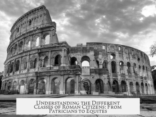 Understanding the Different Classes of Roman Citizens: From Patricians to Equites