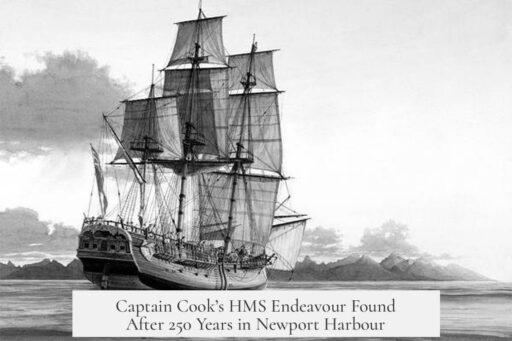 Captain Cook’s HMS Endeavour Found After 250 Years in Newport Harbour