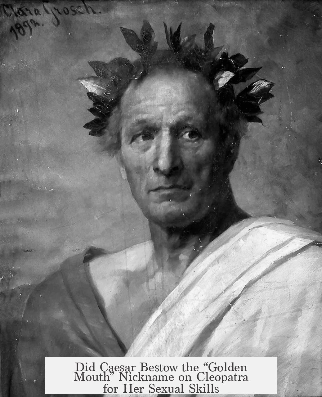 Did Caesar Bestow the “Golden Mouth” Nickname on Cleopatra for Her Sexual Skills