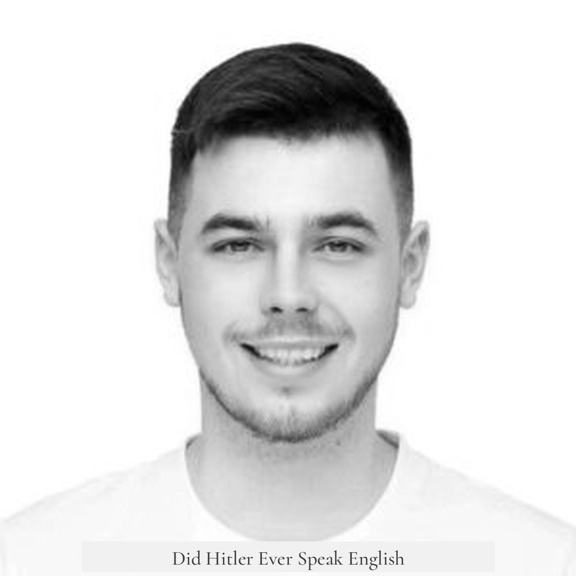 Did Hitler Ever Speak English