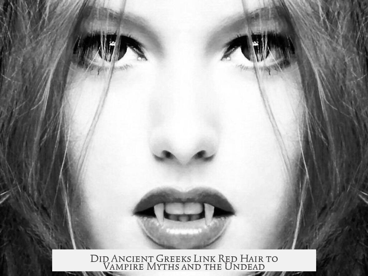 Did Ancient Greeks Link Red Hair to Vampire Myths and the Undead