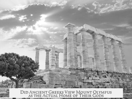 Did Ancient Greeks View Mount Olympus as the Actual Home of Their Gods