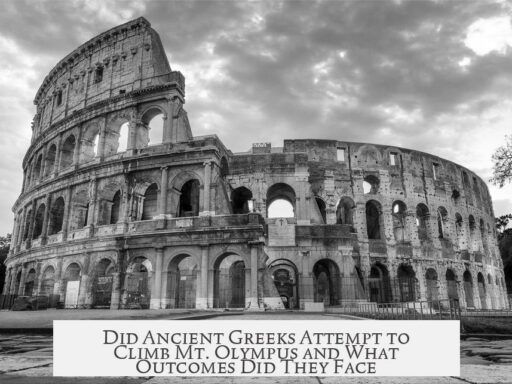 Did Ancient Greeks Attempt to Climb Mt. Olympus and What Outcomes Did They Face