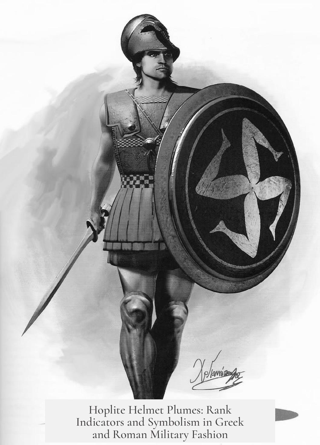 Hoplite Helmet Plumes: Rank Indicators and Symbolism in Greek and Roman Military Fashion