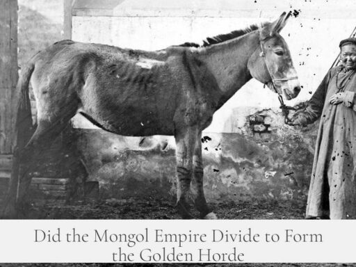 Did the Mongol Empire Divide to Form the Golden Horde