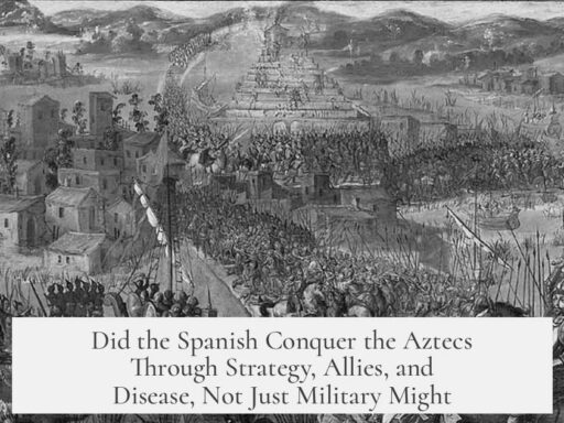Did the Spanish Conquer the Aztecs Through Strategy, Allies, and Disease, Not Just Military Might