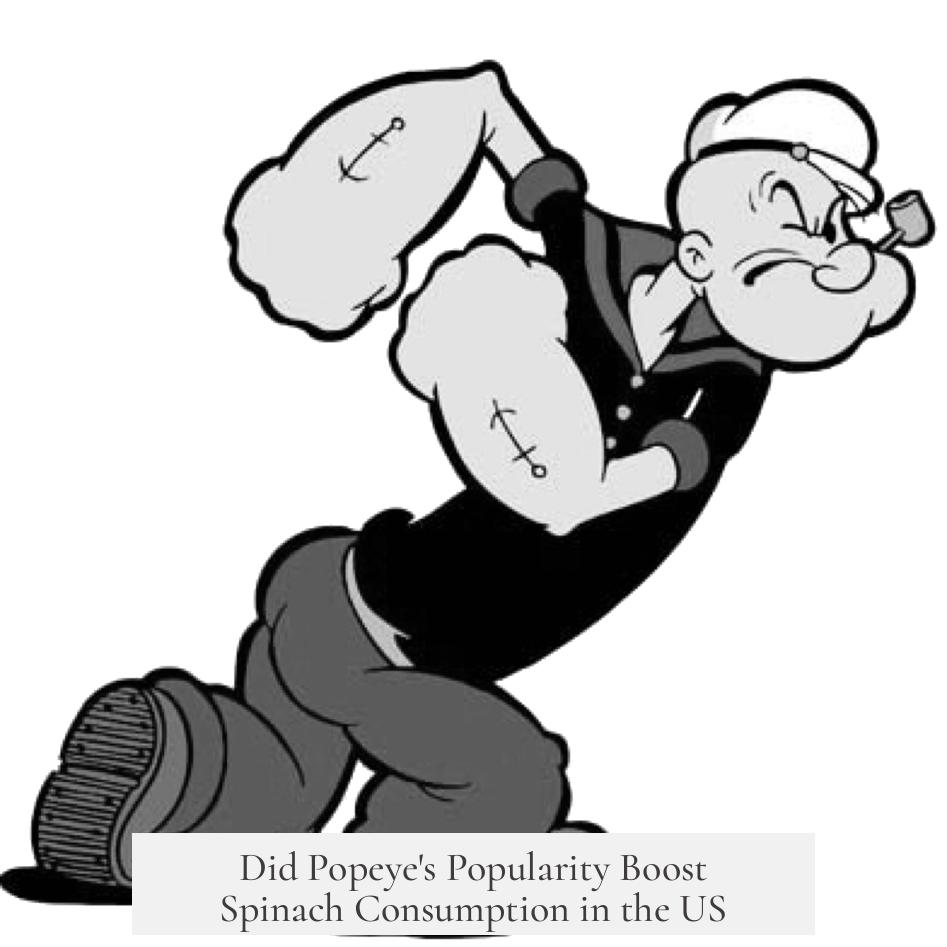 Did Popeye's Popularity Boost Spinach Consumption in the US