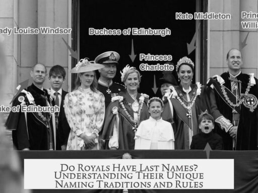 Do Royals Have Last Names? Understanding Their Unique Naming Traditions and Rules