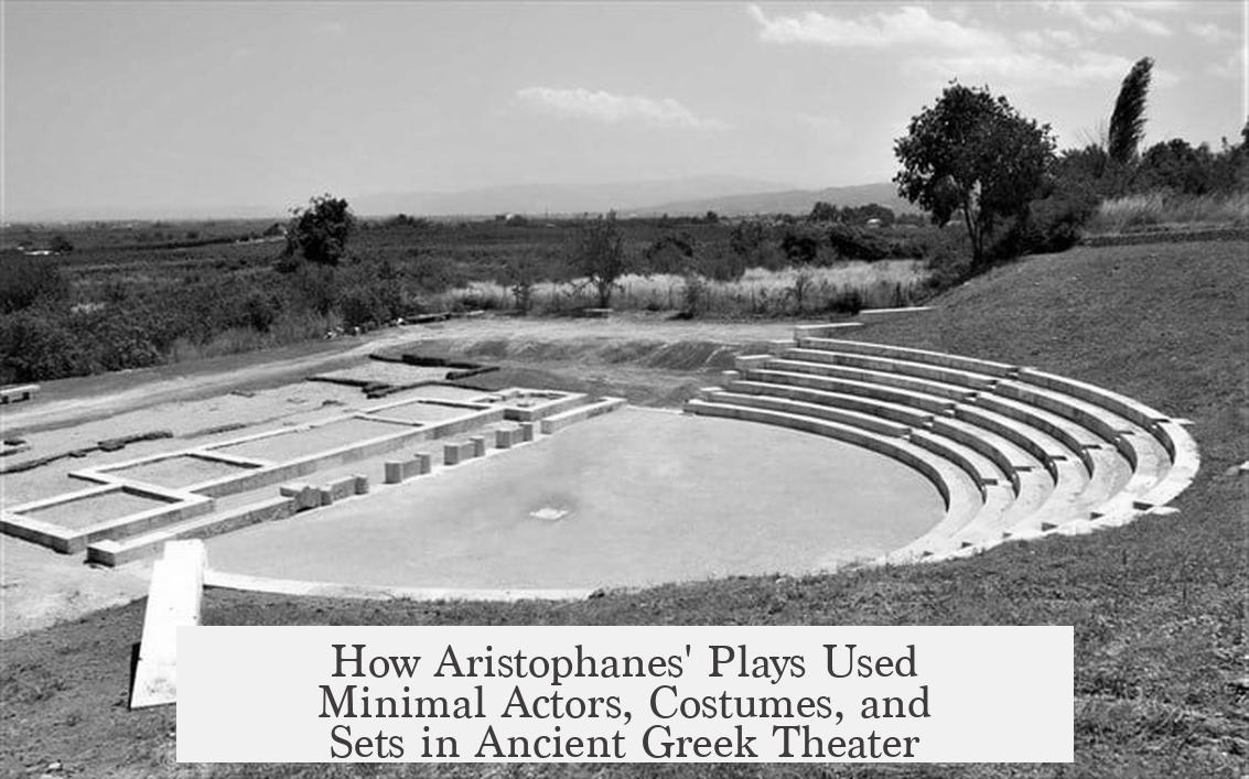 How Aristophanes' Plays Used Minimal Actors, Costumes, and Sets in Ancient Greek Theater