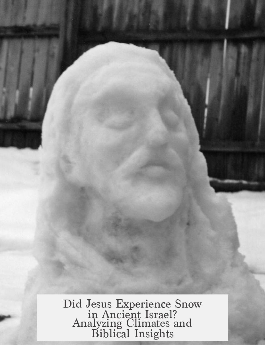 Did Jesus Experience Snow in Ancient Israel? Analyzing Climates and Biblical Insights