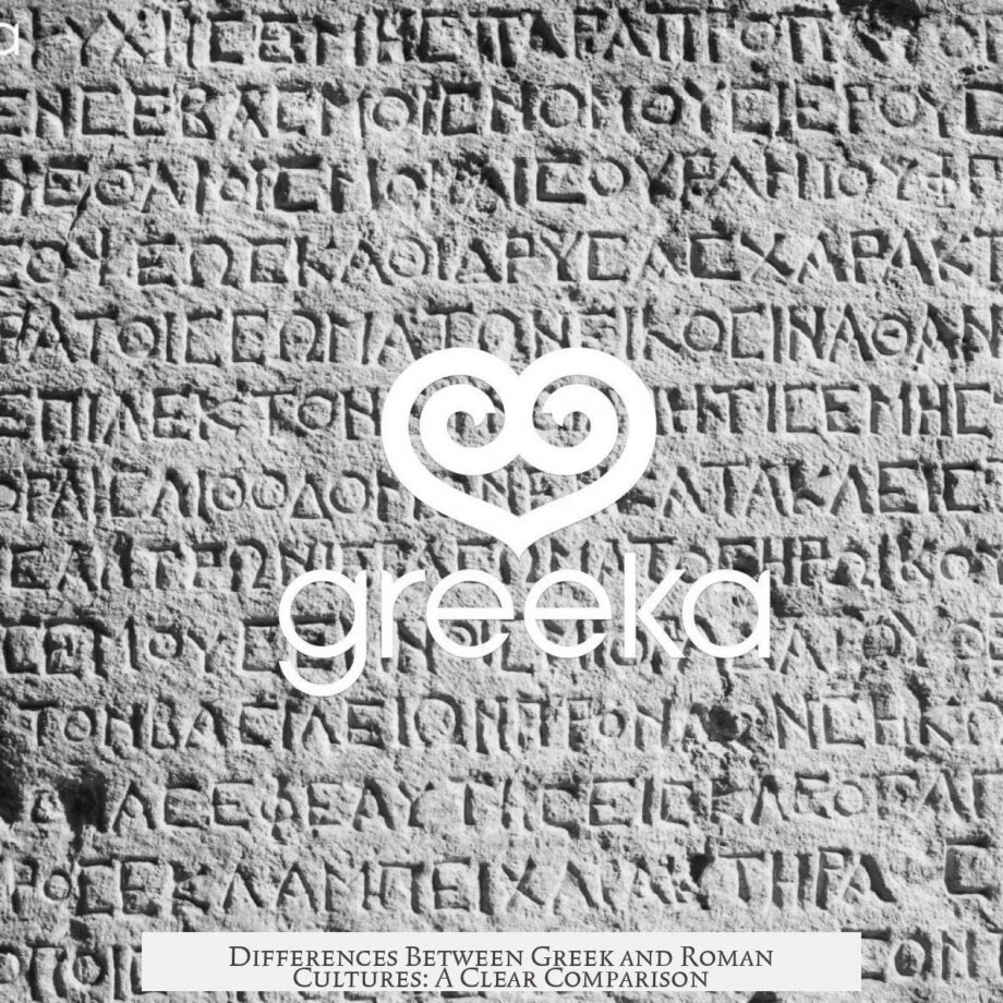 Differences Between Greek and Roman Cultures: A Clear Comparison