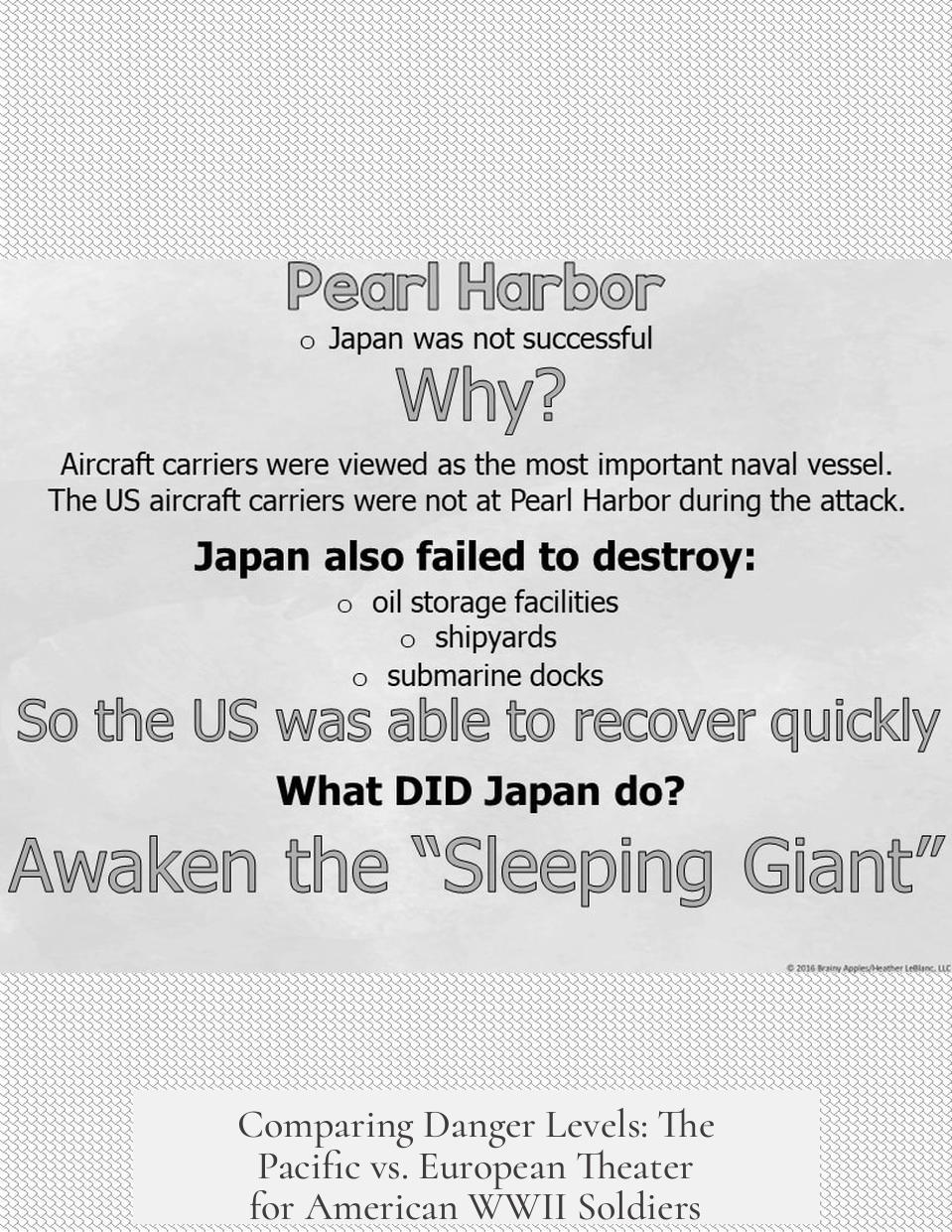 Comparing Danger Levels: The Pacific vs. European Theater for American WWII Soldiers
