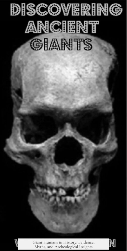 Giant Humans in History: Evidence, Myths, and Archeological Insights
