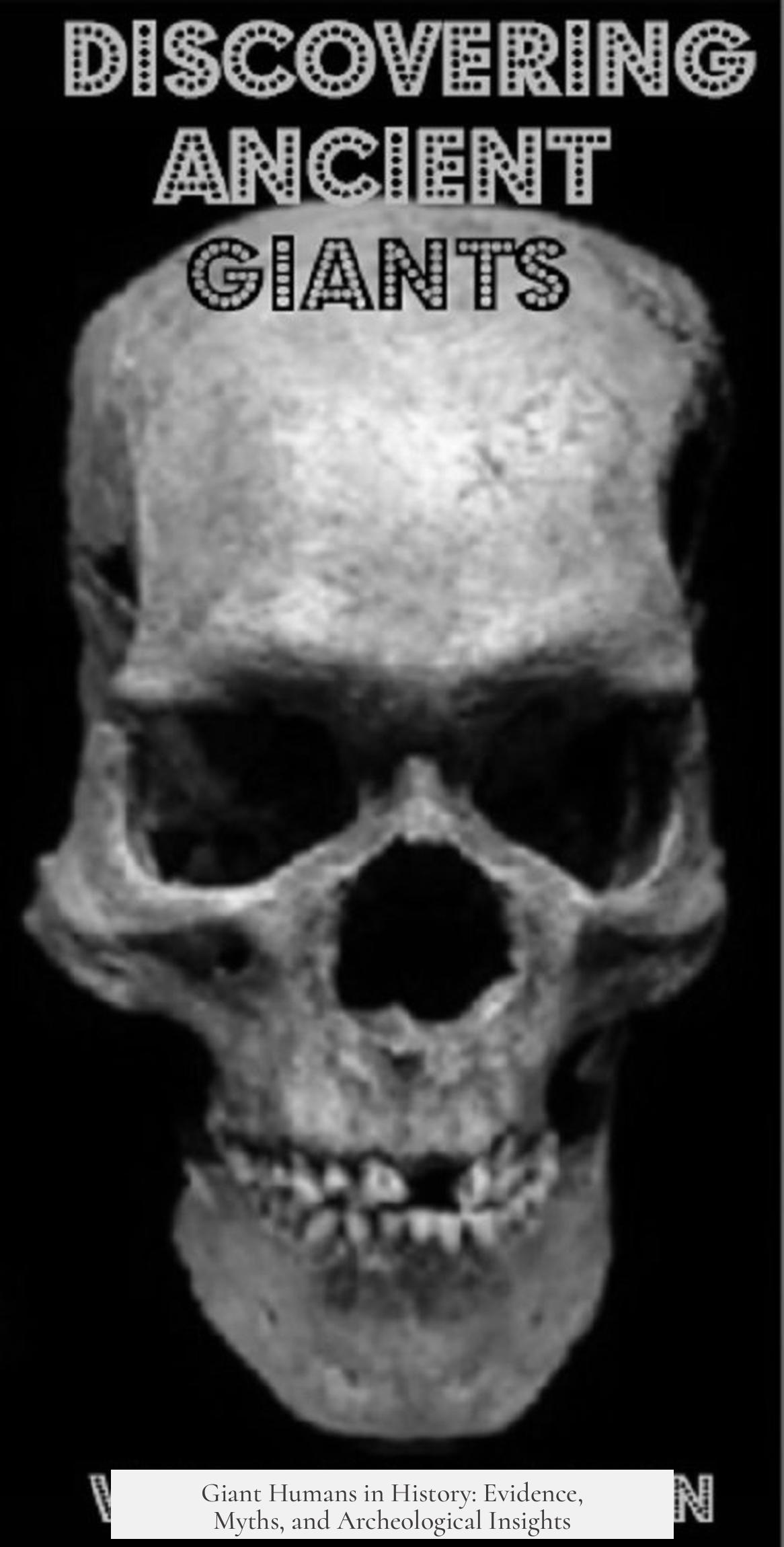 Giant Humans in History: Evidence, Myths, and Archeological Insights