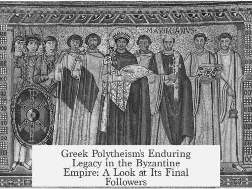 Greek Polytheism's Enduring Legacy in the Byzantine Empire: A Look at Its Final Followers
