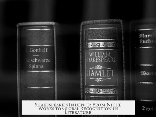 Shakespeare's Influence: From Niche Works to Global Recognition in Literature