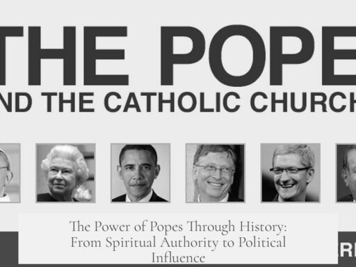 The Power of Popes Through History: From Spiritual Authority to Political Influence