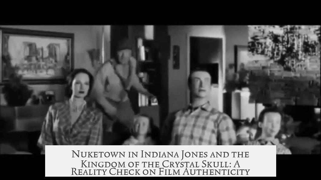 Nuketown in Indiana Jones and the Kingdom of the Crystal Skull: A Reality Check on Film Authenticity