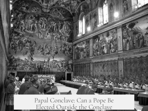 Papal Conclave: Can a Pope Be Elected Outside the Conclave